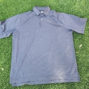 FJ FootJoy Men's Polo Shirt XL Collared Golf Kings Country Club Short Sleeve